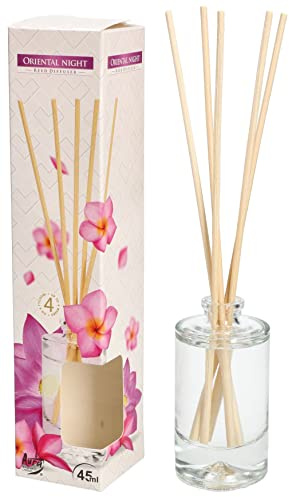 KOTARBAU® Duft-Diffusor mit Ratan-Stäbchen 45 ml Orientalische Nacht Duft für Haus und Wohnung Raumduftflasche