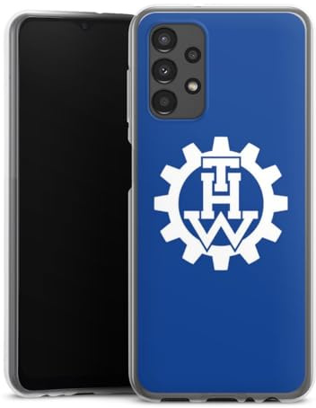 DeinDesign Silikon Hülle kompatibel mit Samsung Galaxy A13 4G Case transparent Handyhülle Logo THW Technisches Hilfswerk