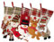 Hengsong Weihnachtsstrumpf Personalisiert,Christmas Stocking,Nikolausstrumpf,Weihnachtssocken für Weihnachtsbaum Kamin &Weihnachten Geschenke,5er,46cm