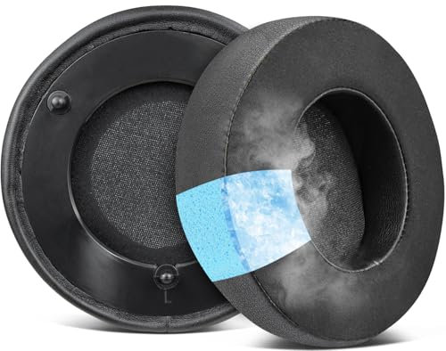 SOULWIT Gel de Refroidissement Mousse Coussin Coussinets pour Razer Mano'war, Man O 'War 7.1, Man o War Tournament Edition Gaming Headset, avec Une Mousse d'isolement de Bruit à Haute densité