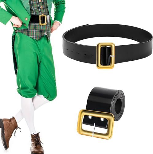 Matiniy Unisex-Erwachsene Mty Weihnachtsmann, 2 Stück Gürtel, Schwarz, Standard