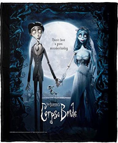 Northwest Corpse Bride Silk Touch Überwurfdecke, 127 x 152 cm, Filmposter