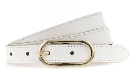 Tamaris Gürtel Essential Classics TB0015L07 Damen Gürtel Uni weiss 0100