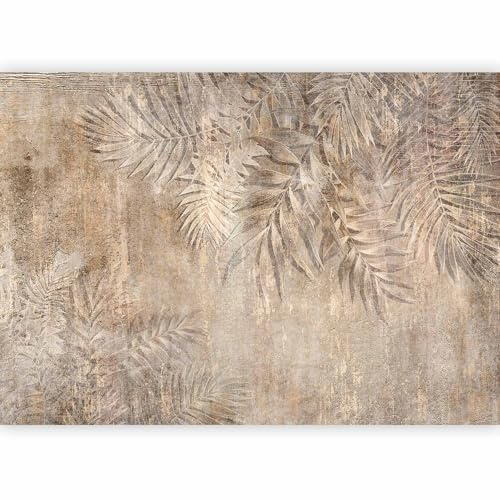 murando - Carta da Parati Moderna Spessa per Soggiorno, Foglie, 450x315 cm | Fotomurali in TNT, Spessore Maggiore, Decorazione da Muro XXL, Poster Giganti da Parete, Palme, Produzione Europea