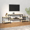 Higsose Meuble TV Design Élégant Chêne Sonoma 157x35x52 cm Bois d'ingénierie Meuble de Multimédia avec Pieds Réglables Meuble de Chambre Garder Magazines DVD Autres Articles Décoration Intérieure