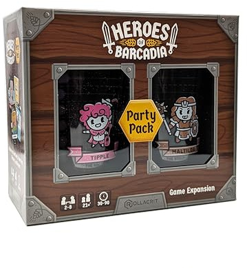 HEROES OF BARCADIA Party Pack Erweiterung: Fügen Sie Ihrem RPG Dungeon Exploration Drinking Games Night Zwei weitere Spieler hinzu | Neue 1. Edition | EIN Partyspiel-Brettspiel für Erwachsene mit
