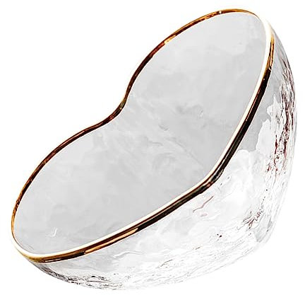 Zerodeko Haushaltsgeschirr Aus Glas Herzförmige Schüssel Salatschüssel Obstschale Zum Servieren Von Salat Obst Und Nudeln