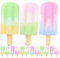 ibasenice Miniatur Fake Eiscreme Bunte EIS Am Stiel Kunstharz Charms - 15 StüCk, Realistische Deko FüR DIY, Puppenhaus, HandyhüLlen