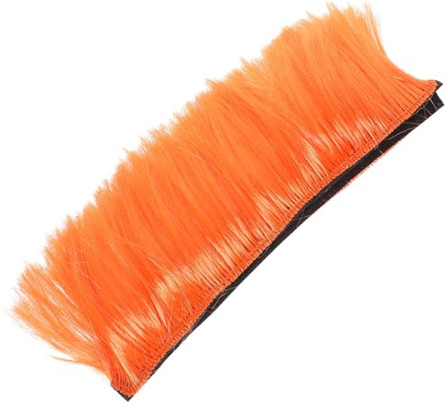 Helm Hawks Motorradhelm Mohawk Perücken Helm Mohawk Perücke Für Fahrrad Ski Snowboard Helm Dekor Zubehör Orange
