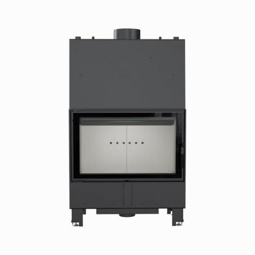 KRATKI Wasserführender Kamineinsatz Lucy 16kW Ø200 BImSchV 2 EEK A+ schwarz