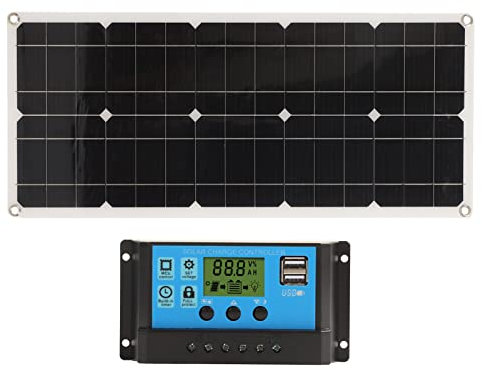 Kit de Panneau Solaire, Panneau de Chargeur Solaire Résistant à Haute Température (30A)