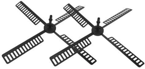 Ciieeo 2 Sätze Kunststoff-Windmühlenblatt-Windmühlen-Ventilatorblätter Garten-Windmühlen-Ersatzventilator Für Rasen-Terrassen-Dekoration