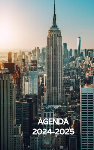 AGENDA 2024 2025: Planificateur scolaire NEW YORK de Septembre 2024 à juillet 2025 Primaire, collège, lycée Pour ados garçon fille Format A5