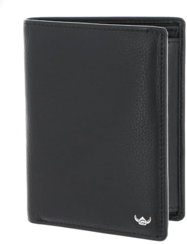 Golden Head Leder Geldbörse Dublin RFID Protect Kombischeintasche 1287 Schwarz