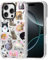 MOSNOVO Hülle für iPhone 16 Pro – Durchsichtige, schlanke, stoßfeste TPU+PC-Handyhülle, [6,6 Fuß Fallschutz/Anti-Abziehen] - Die Katzenbrigade
