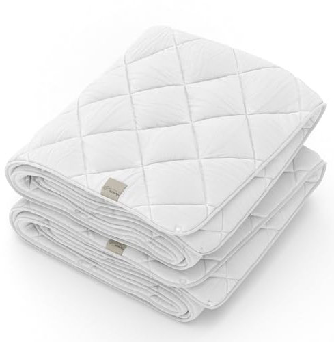 Sämann Bettdecke 135x200 cm, 2-teilige Ganzjahresdecke | atmungsaktive Steppdecke | fluffig weiche Hohlfaserfüllung | 60°C maschinenwaschbar