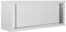 Xichuzi Wandhängeschrank mit Schiebetüren, Hängeschrank, Wandschrank, Küchenschrank, Multifunktionsschrank, Wall Cabinet, 120×40×50 cm Edelstahl