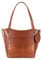 Marc Peter Camile Handtasche Damen I Damenhandtasche aus Nappaleder I Vintage Umhängetasche I Schultertasche Vintage Braun