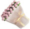 Gehäkelte Blumen Decken für Sofa Rose Bouquet Kuscheldecke Häkelsets Kinderdecke Häkelblumen Künstliche Outdoor Tischdecke Rund Geburtstagsgeschenke Bridesmaid Gift Häkelfans (Rosa)