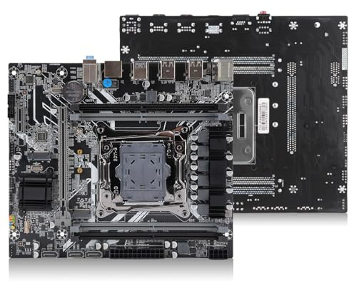 Scheda madre per gaming, 4 canali DDR4 LGA 2011-3, scheda madre PCIe NVMe M.2 X99 con SATA 3.0 6 Gbs per CPU i7 e E5 V3 V4