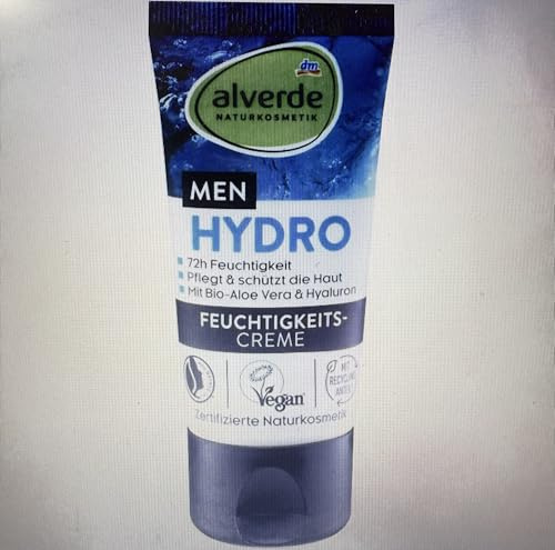 alverde MEN Feuchtigkeitscreme Hydro, 50 ml