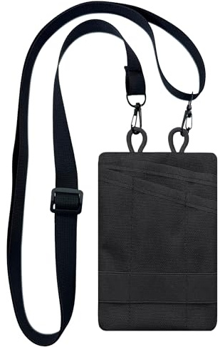 duoyif Pochette Tactique Petit Sac EDC Porte-Monnaie Tactique Pochette Ceinture Homme Sac EDC Ceinture pour Camping Randonnée Cyclisme Escalade Sports De Plein Air (d Noir)
