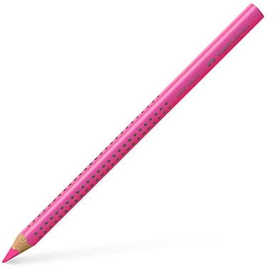 FABER-CASTELL 114828 - Textmarker Jumbo Grip Neon Textliner, rosa