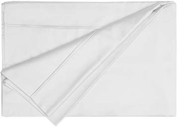 Belledorm 200 Thread Count 100% Egyptian Cotton Flat Sheet, White, Single