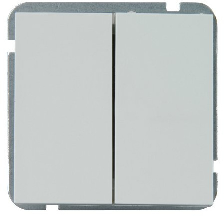 UNITEC D/W-Schalter, Valencia, Serie 801, alpinweiß