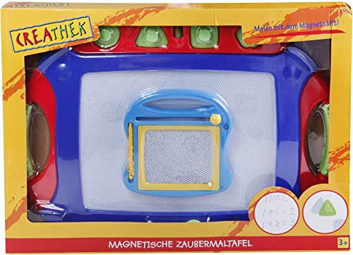 Creathek Magnet Maltafel 2 in 1 mit 4 Stempeln