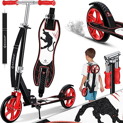 Kesser® Scooter Roller Kinderroller Cityroller Tretroller Kickroller Kickscooter | Panther (White)