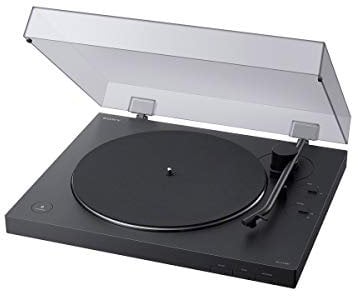Sony PS-LX310BT Bluetooth Plattenspieler (Phono Vorverstärker, Auto-Play Funktion, Aluminium Plattenteller) Schwarz