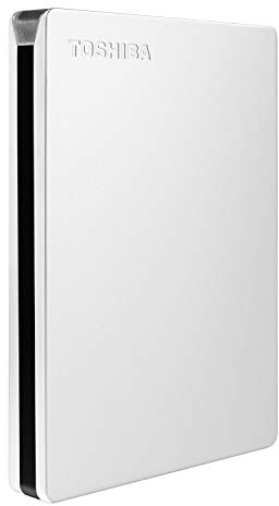Toshiba Canvio HDTD320XS3EA Externe Festplatte, 2 TB, USB 3.0, silberfarben