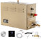 CGOLDENWALL 4.5 KW Sauan Dampfgenerator mit Automatischer Entwässerung 220 V für Zuhause und Gewerbe, Geeignet für Sauna/Dusche/Bade/SPA mit Intelligentem Touch-Controller 25-55°C, 3-4.5m³ Raumheizung