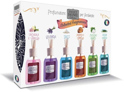 Suarez Sweet Home Collection Set Profumatori Per Ambienti Selected Fragrances 6x30ml