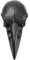 Alchemy Of England Handspiegel Raven Skull Schwarz