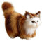 Katze Kuscheltier Spielzeug, Realistische Katze Spielzeug für Kinder Katze Plüschtiere Lebensechte Tierfiguren Stehende Kätzchen Puppe Kawaii Pelzige Plüschkatze für Kinder Geschenk-12cmx12cmx6cm