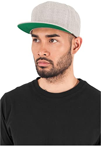 Flexfit Unisex Kappe Classic Snapback, Farbe Heather, Größe Youth