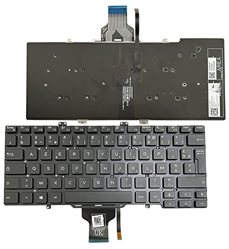 Gintai French Keyboard Azerty for Dell Latitude 7400 7410 5400 5401 5410 5411 3400 VTHGH 0VTHGH Keyboard Backlit Laptop