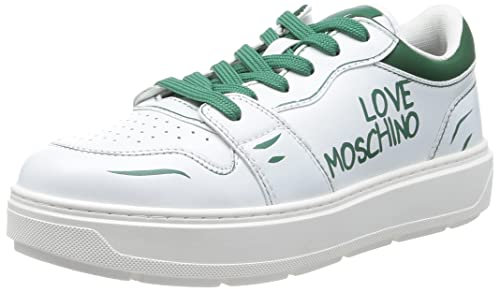 Love Moschino Damen Ja15254g1gia10d40 W.Sneakers, Weiß, 40 EU