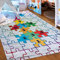 Mazovia Kinderzimmerteppich Antirutsch - Waschbar bis 30 Grad - Puzzle - Kurzflor Kinderteppich Teppich für Kinderzimmer - ÖKO-TEX Zertifiziert - Teppiche Junge Mädchen Bunt 160 x 230 cm