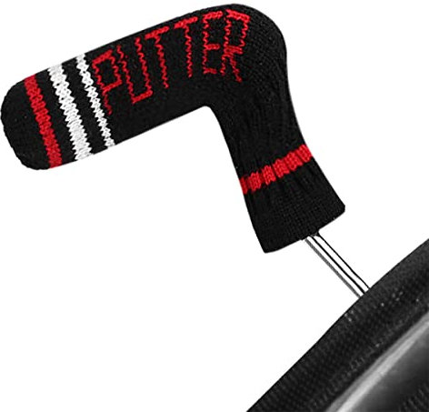 Scott Edward Knit Copertura per Putter da Golf Confezione da 1 Pezzo Doppio Strato Adatta per Putter a Lama Carina e Morbida
