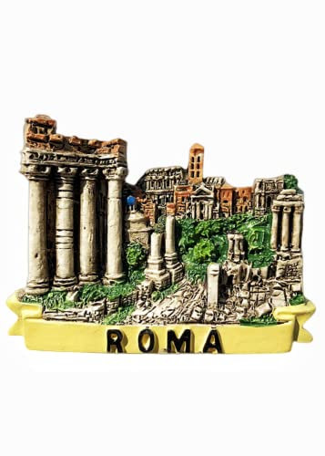 Rome Italy Refrigerator Magnet Travel Souvenir Fridge Decoration 3D Magnetic Sticker Craft Collection