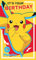 Danilo Promotions LTD Pokemon Geburtstagskarte, Geburtstagskarte für alle, Geburtstagskarte Pokemon, Offizielle Pokemon Karte