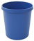 PROREGAL Klassischer runder Kunststoff Papierkorb | 18 Liter, HxBxT 32x31x31cm | Blau