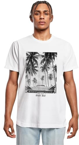 Mister Tee Herren Today was A Good Day Tee White, L