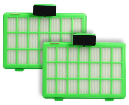 vhbw 2x filtre compatible avec Rowenta Power Space RO2366EA aspirateur - Filtre HEPA contre les allergies