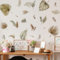 PSOWQ 16 Pièces Stickers Muraux Boho Feuilles De Palmier Stickers Muraux Plantes Tropicales Chambre Canapé Stickers Muraux Salon Fond Décoration Murale