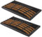 Carpido rutschfeste Outdoor Fußmatte aus Gummi & Kokos – Türmatte 40x60 cm im 2er Set für den Außenbereich – Welcome Gummi Kokosmatte wetterfest & robust