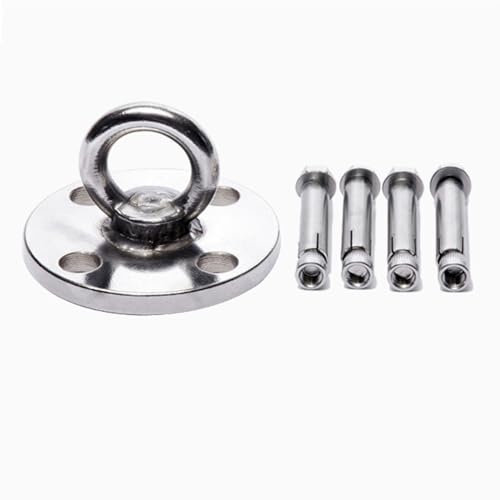 Aerial Hoop Lyra 32-mm-Luftreifen für die Decke von Bar, Fitnessstudio, Yoga, Studio, verdicktes Luftring-Set für zu Hause, 360-Grad-Drehgelenk, akrobatische Anfänger, Profis, Yoga-Ringe, Schaukel ( S